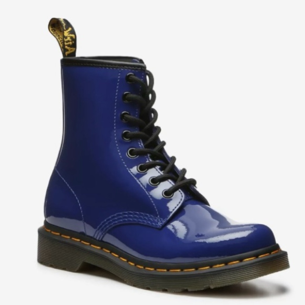 “Blue” Patent leather Dr. Martens